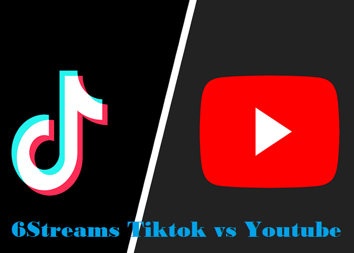 6Streams Tiktok vs Youtube