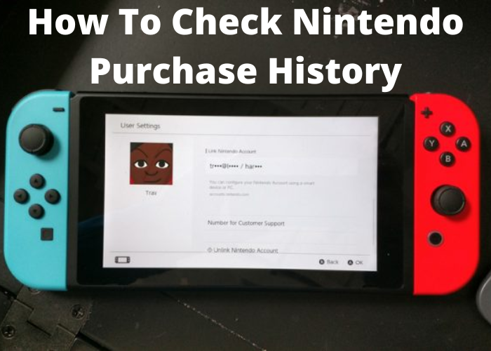 How to check nintendo purchase history